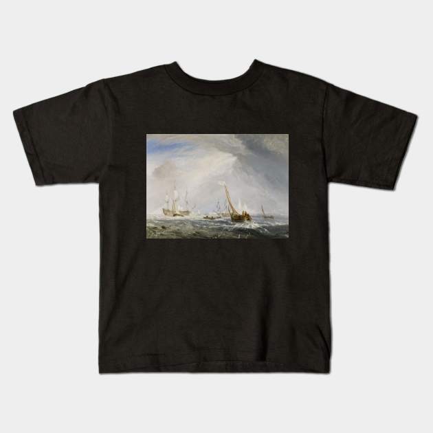 Antwerp - Van Goyen Looking Out for a Subject, 1833 Kids T-Shirt by Art_Attack